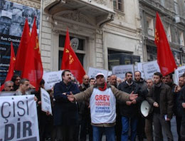 İstanbul'dan Yunan işçilerine destek