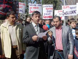 Gaziantep'de İsrail protesto edildi