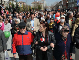 Keçiören'de "Yaşlılara Saygı" yürüyüşü